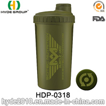 700ml Customized Protein Shaker Bottle, Plastic Powder Shaker Water Bottle (HDP-0318)